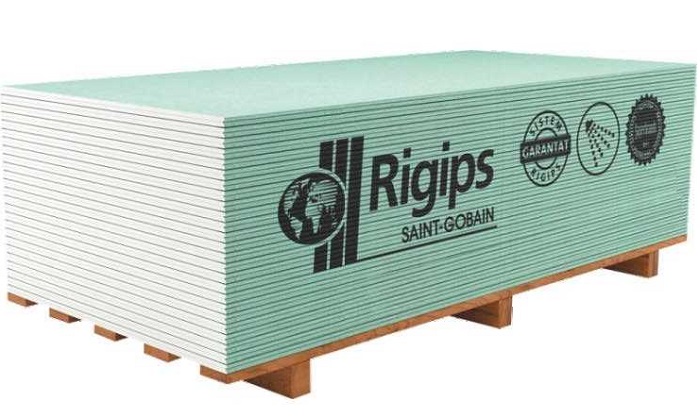 GIPS PLOČA 12.5x1250x2000mm ZELENA RIGIPS