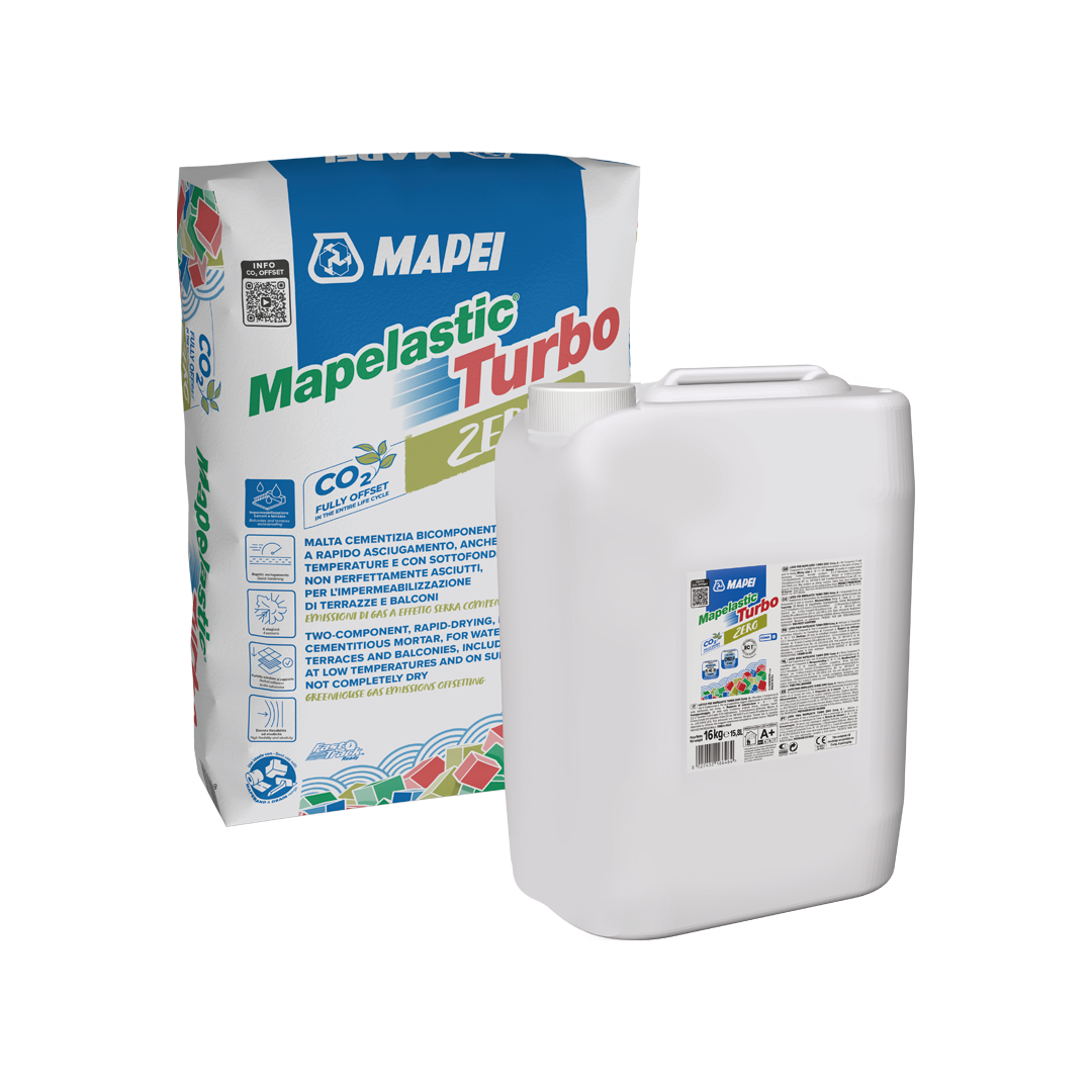 64527 MAPEI MAPELASTIC TURBO ZERO KOM.A 20 kg+KOM.B 16KG