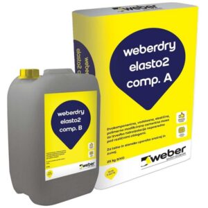 00915 WEBER DRY. FLEX/ ELASTO2 com.A 25kg/com.B 8,3kg