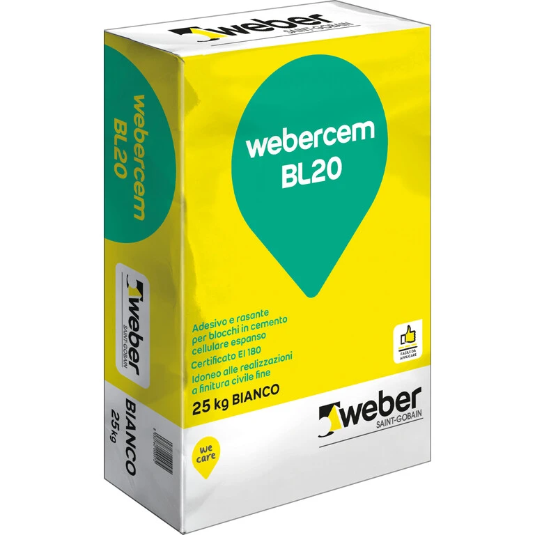 00931 WEBER CEM BL20 25/1 BIJELI (YTONG)
